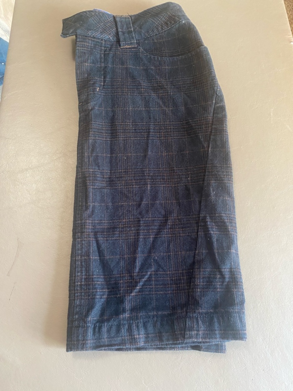 Size 2 100% cotton free people dark blue/dark gray pencil ski skirt